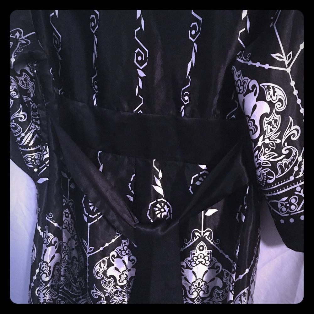 V Neck Asian Inspired Silk Shirt/Blouse